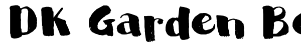 DK Garden Bed font preview